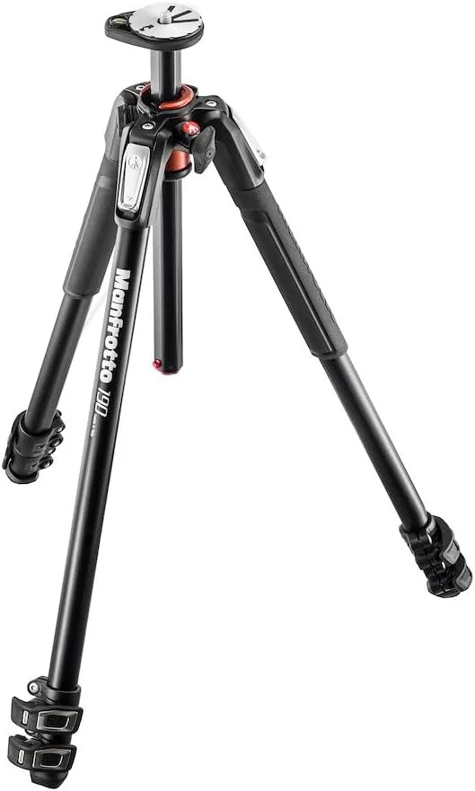 سه پایه آلومینیومی 3 قسمتی Manfrotto 190XPRO با ستون افقی