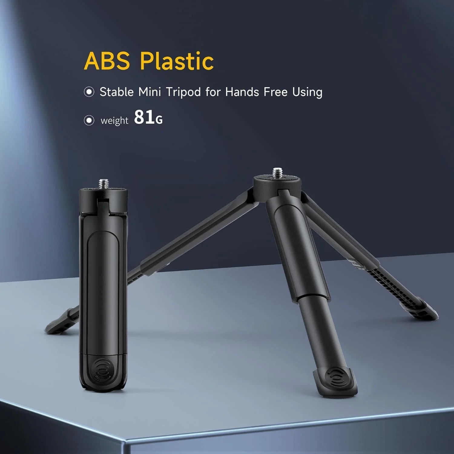 مینی سه پایه 12.4 سانتیمتری، پایه رومیزی جمع و جور با پیچ 1/4 اینچی، ارتفاع قابل تنظیم 6.6-10.6 سانتیمتر برای دوربین، گیمبال استابلایزر، اسمو موبایل، ویمبل 2، تلفن هوشمند، چراغهای LED، با پایههای لاستیکی ضد لغزش مینی سه پایه 12.4 سانتیمتری، پایه رومیزی جمع و جور با پیچ 1/4 اینچی، ارتفاع قابل تنظیم 6.6-10.6 سانتیمتر برای دوربین، گیمبال استابلایزر، اسمو موبایل، ویمبل 2، تلفن هوشمند، چراغهای LED، با پایههای لاستیکی ضد لغزش