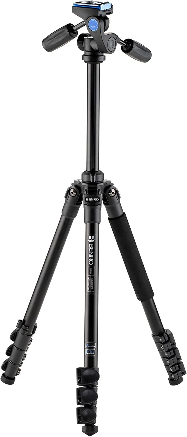 سه پایه آلومینیومی Benro Adventure به همراه هد پن و تیلت HD1A