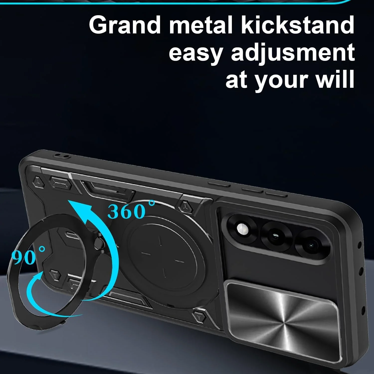 کاور محافظ گوشی ZMONE برای OnePlus Nord CE5 5G به همراه محافظ صفحه نمایش، دارای محافظ کشویی دوربین، کاور محافظتی سنگین و مقاوم - مشکی کاور محافظ گوشی ZMONE برای OnePlus Nord CE5 5G به همراه محافظ صفحه نمایش، دارای محافظ کشویی دوربین، کاور محافظتی سنگین و مقاوم - مشکی