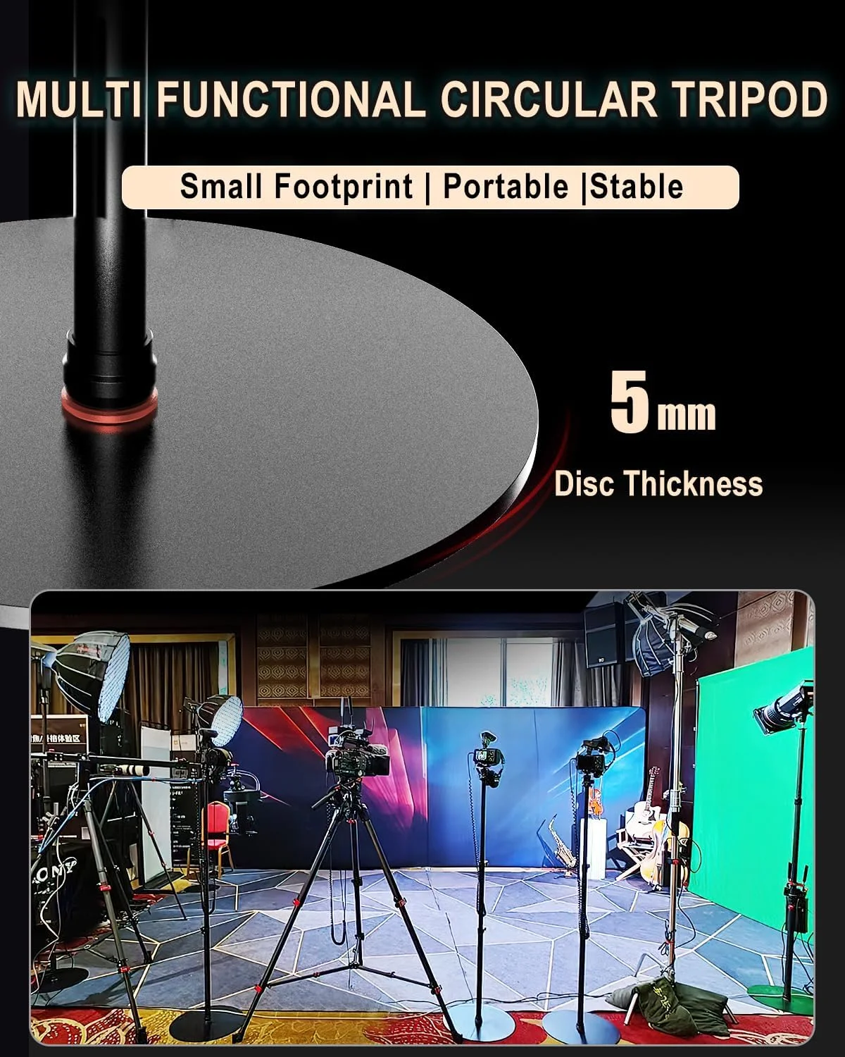 تک پایه دوربین آلومینیومی IFOOTAGE Cobra RB-A400 با پایه گرد، تک پایه حرفه ای دوربین با سگک تنظیم سریع ارتفاع، سازگار با دوربین های DSLR و فیلمبرداری، مناسب برای ولاگ (40 سانتی متر / 15.75 اینچ)