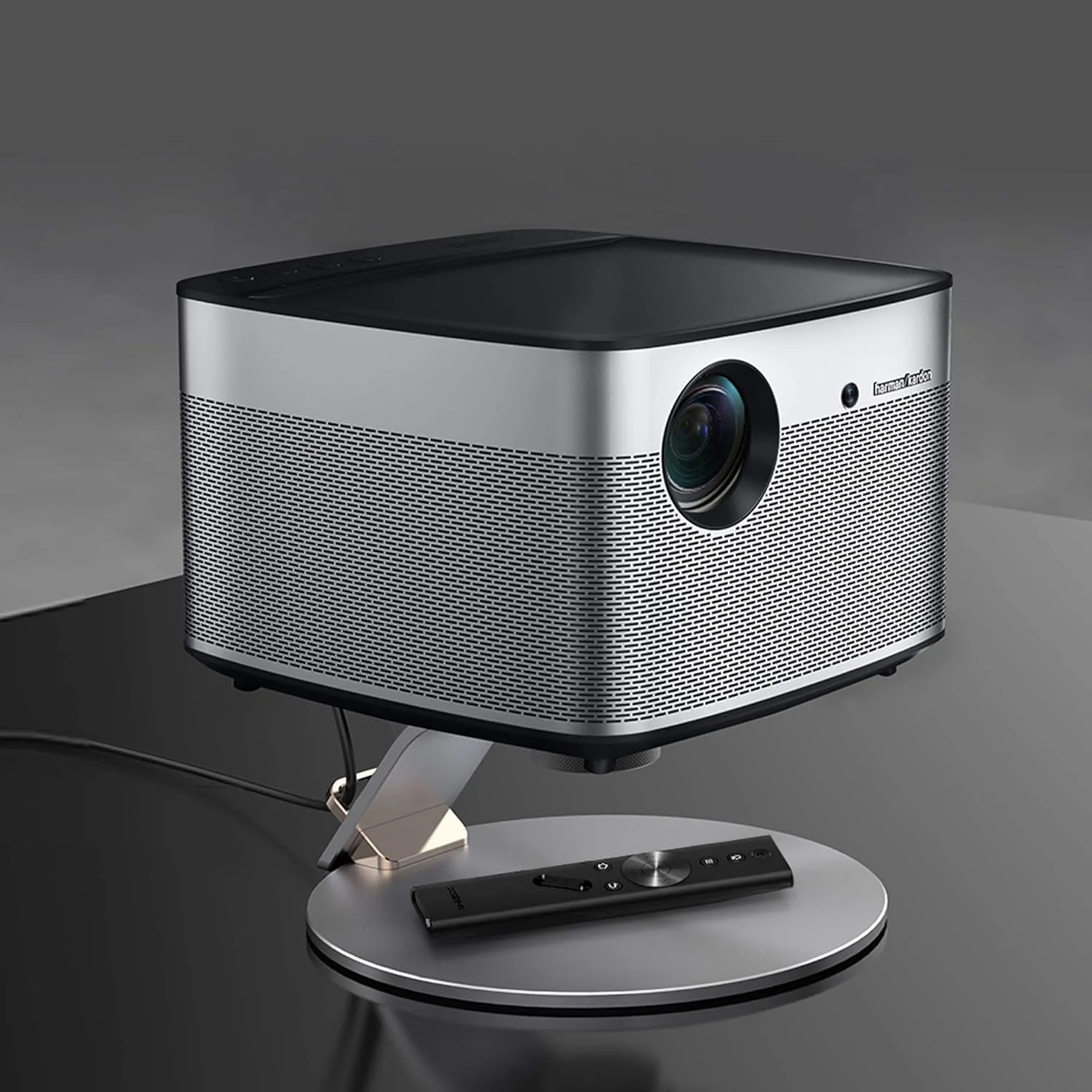 پایه رومیزی XGIMI Pro و سه پایه Fugetek برای Horizon, Horizon Pro, Horizon Ultra, Halo+, Mogo, Mogo Pro، جنس آلیاژ روی، سه پایه ضد لغزش، چرخش 360 درجه