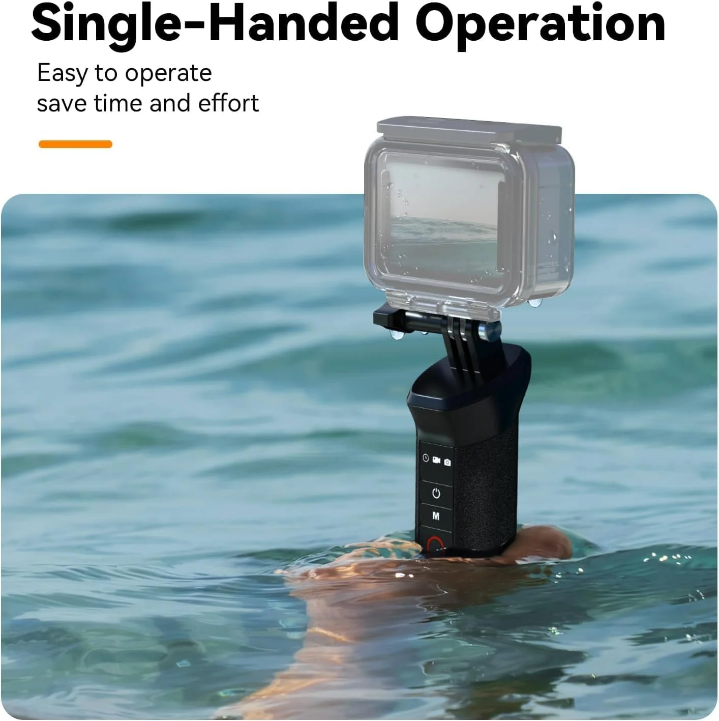 دسته شناور ضد آب سلفی استیک با ریموت بلوتوث برای Gopro Hero 12 11 10 9 لوازم جانبی Gopro