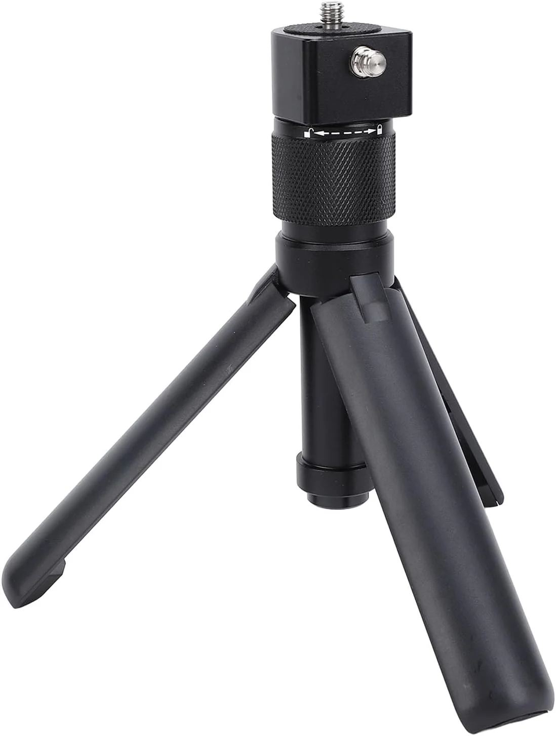 سه پایه دستی Jectse، سه پایه تاشو رومیزی با دسته چرخان و پیچ 1/4 اینچی، ظرفیت بار 7 کیلوگرم، مناسب برای دوربین های ورزشی پانوراما ONE X3, X2, R, X، سازگار با مونوپاد سلفی، دسته چرخان 360 درجه