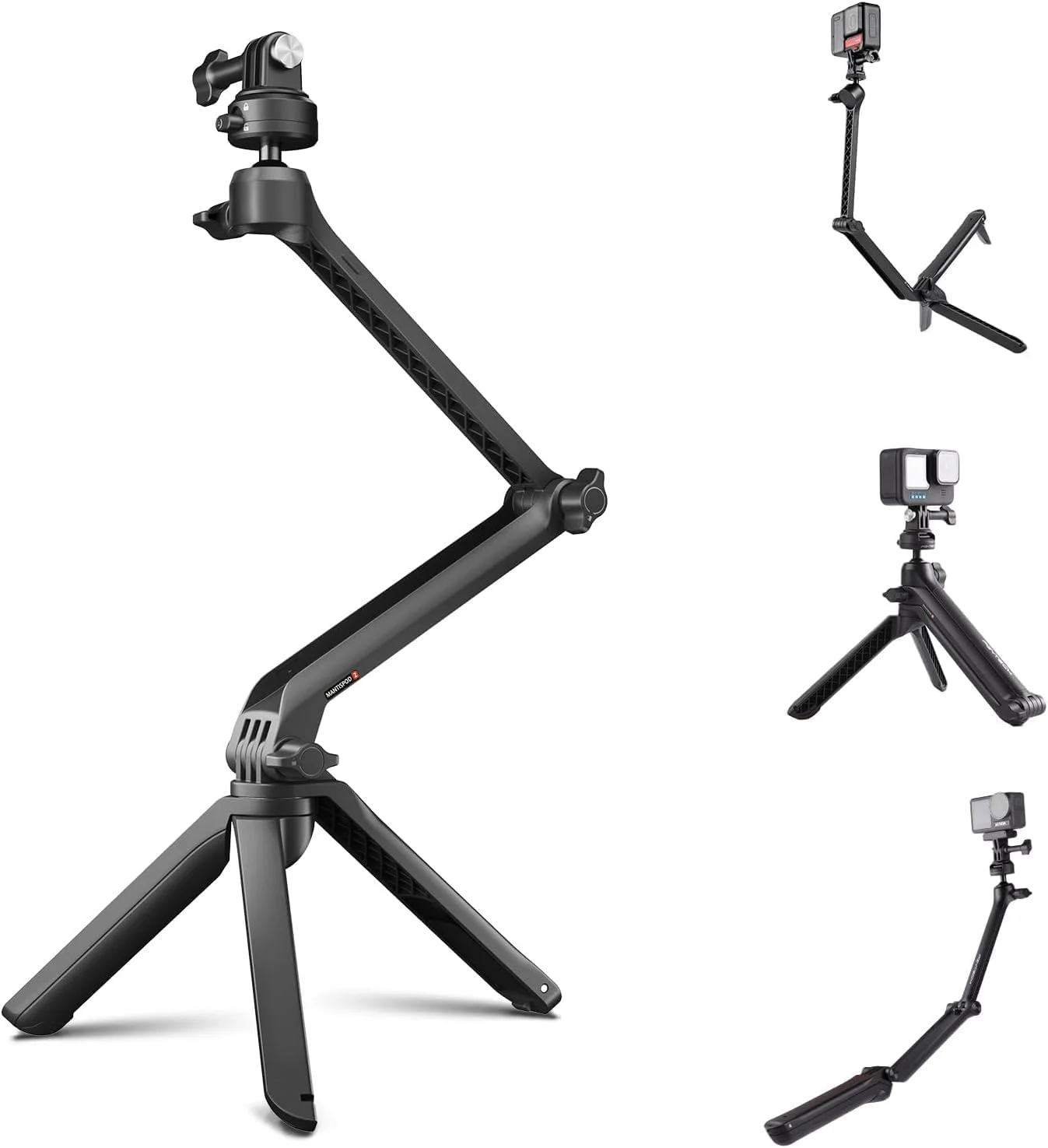 سه پایه سلفی و ولاگینگ PGYTECH CapLock MantisPod Z با پنج حالت عکاسی