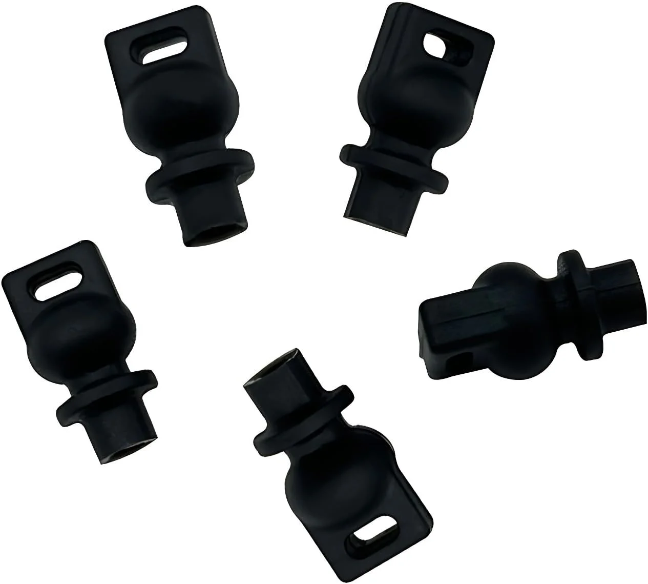 ZWLLKJGS 5 عدد توپ لاستیکی میراگر ضربه گیر، کیت های تعمیر بالشتک میرایی برای قطعات یدکی پهپاد DJI Avata 2/DJI Mavic 3/Mavic 3 Pro/Air 3 لوازم جانبی دوربین گیمبال