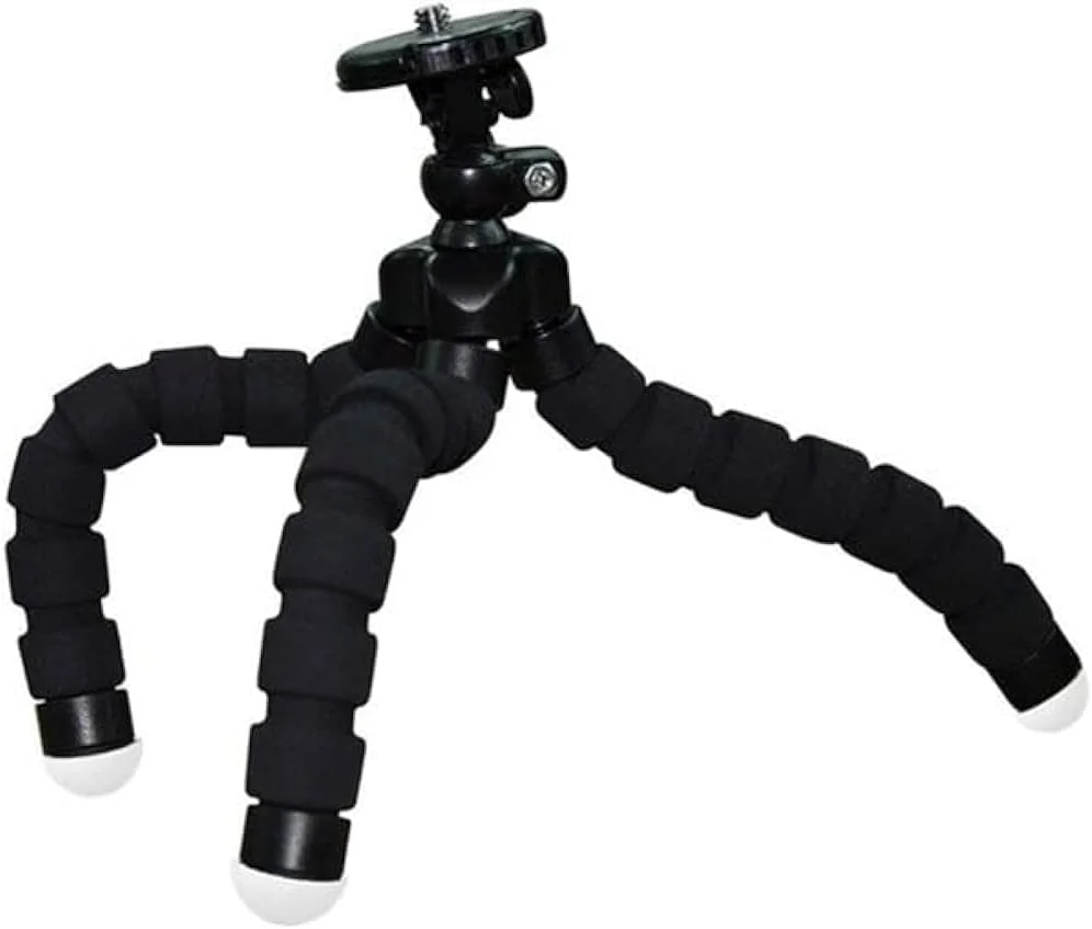 مینی سه پایه انعطاف پذیر با پایه های عنکبوتی 7.28 X 1.65 X 1.4 سانتی متر مشکی چند رنگ