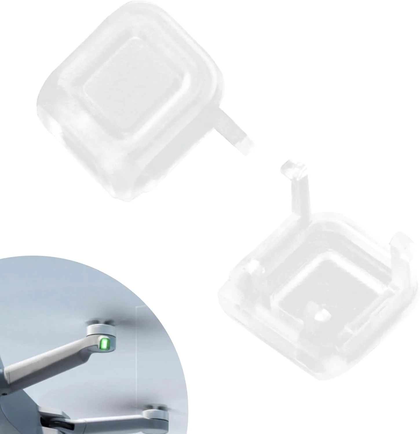 کاور LED بازوی موتور (دو عددی) مناسب برای پهپاد DJI Mini 4 Pro، قطعه یدکی جایگزین