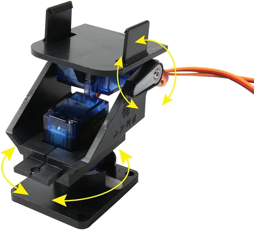 پایه دوربین کوچک پن/تیلت Ximimark با لرزشگیر و 2 عدد سروو موتور برای هواپیماهای FPV