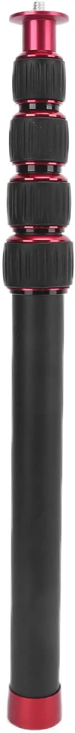 میله افزایش طول تک پایه دوربین Denash با 5 لوله، آلیاژ آلومینیوم، پیچ 1/4 اینچ، ظرفیت بار 5 کیلوگرم، برای سه پایه، تک پایه، افزایش طول