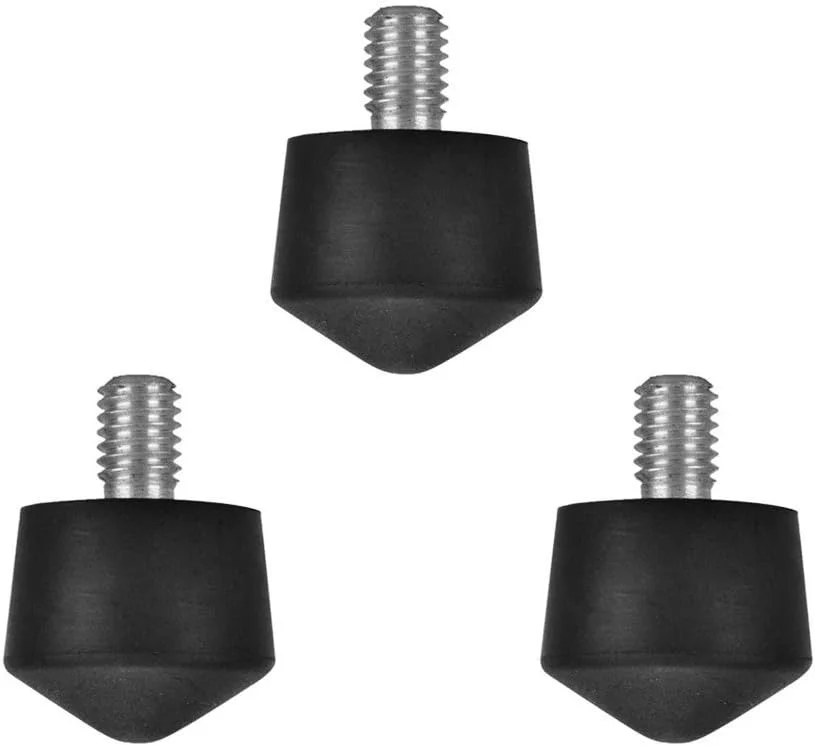 پایه لاستیکی ضد لغزش یونیورسال 3/8 اینچی Foto&Tech سازگار با سه پایه و تک پایه Andoer Benro Gitzo Induro Kingjoy Manfrotto Weifeng RRS با رزوه 3/8 اینچ -16 روی سطوح صاف و ناهموار 30mm x 40mm (3 عدد)