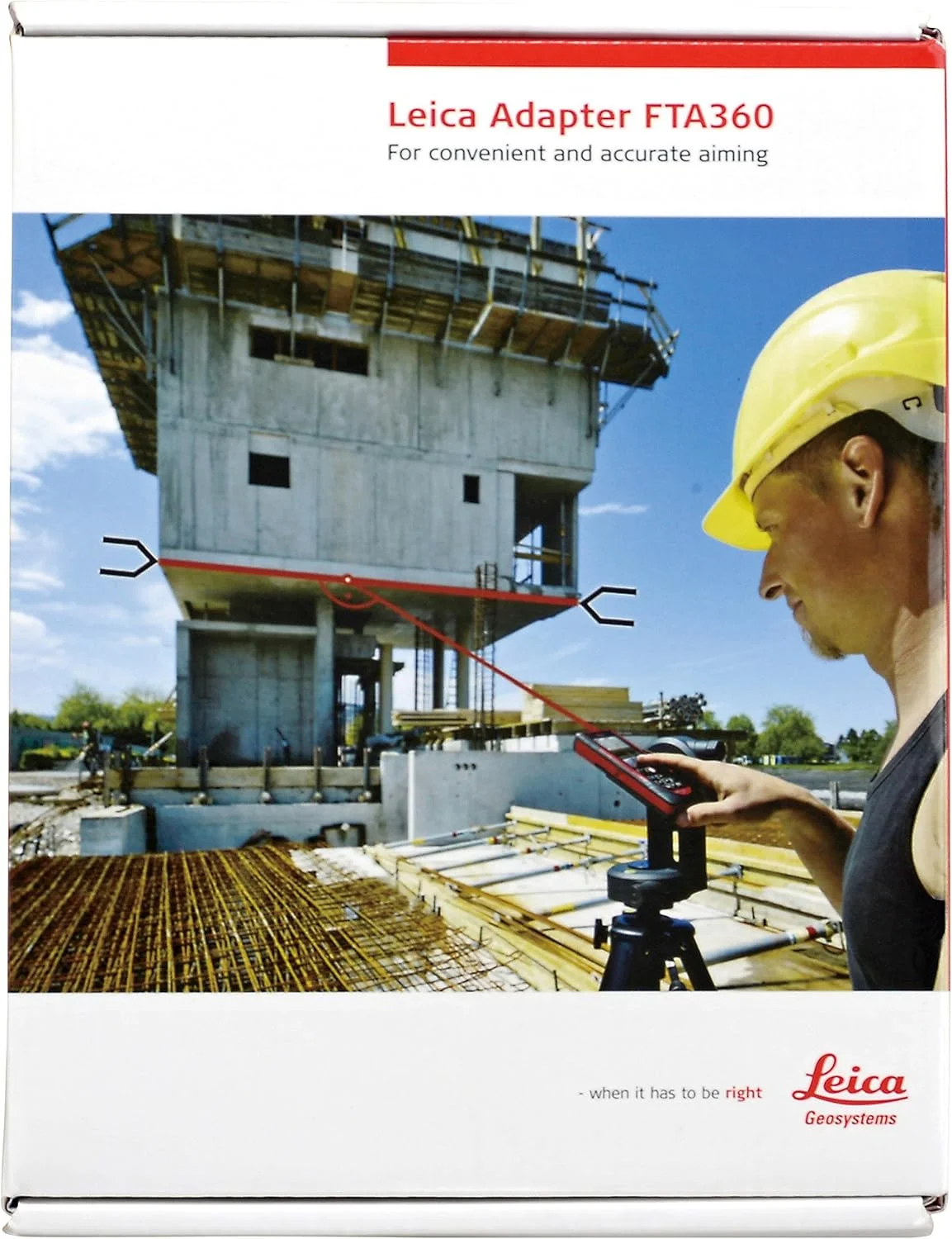 آداپتور سه پایه لایکا مدل FTA360، قرمز/مشکی