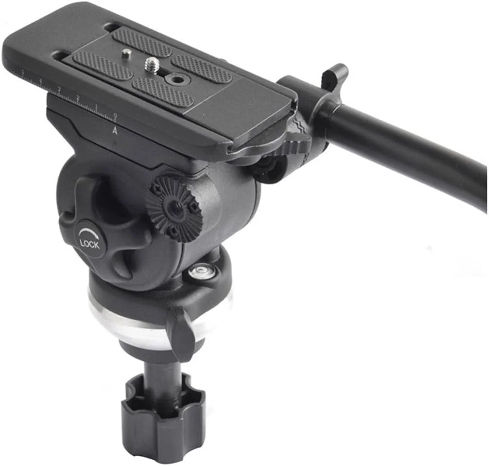 هد سه پایه مایع حرفه ای E-Image EI-7050H با حباب تراز، اندازه کاسه 75 میلی متر برای دوربین های DSLR