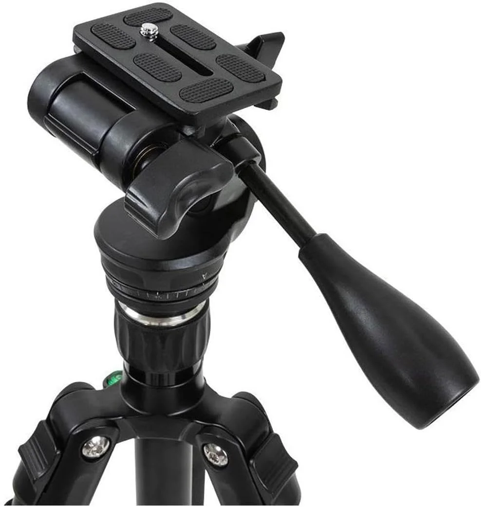 سه پایه تلسکوپی Celestron Hummingbird با سر پن تیلت سریع، ارتفاع 58 تا 175 سانتی متر، مشکی