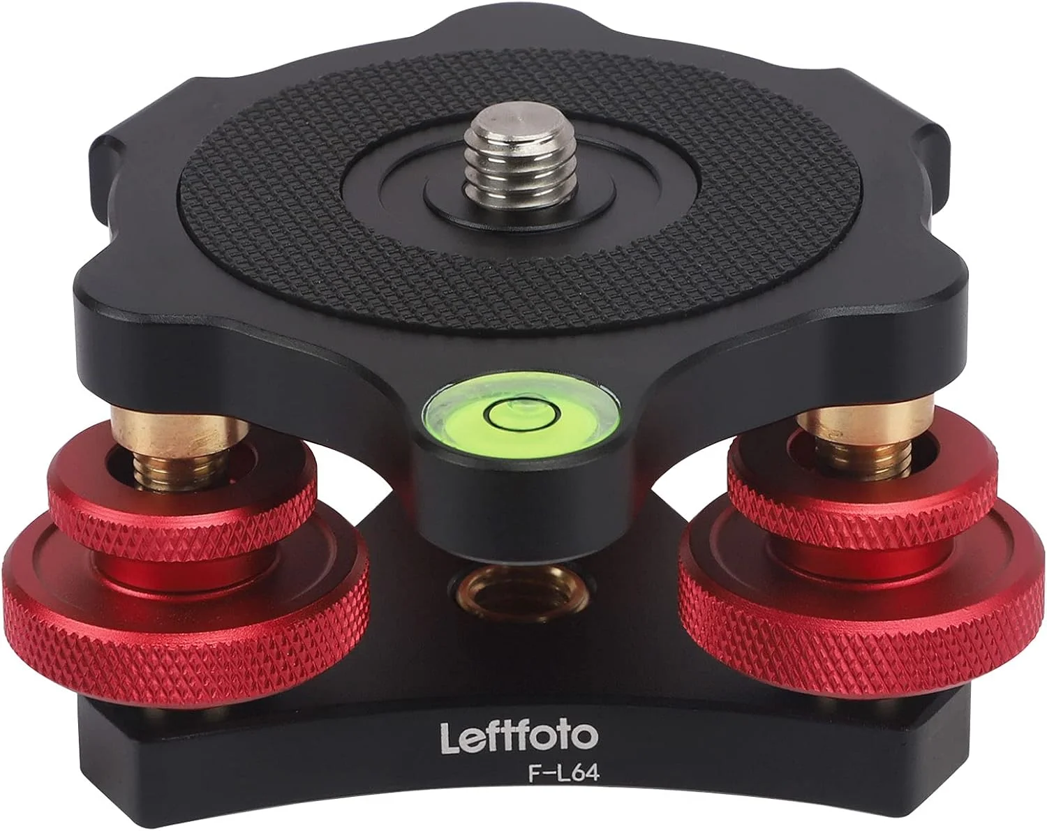 تراز کننده سه پایه Leftfoto با تنظیم دقیق +/- 5 درجه برای هد پانوراما، هد توپی، هد فیلمبرداری و سه پایه