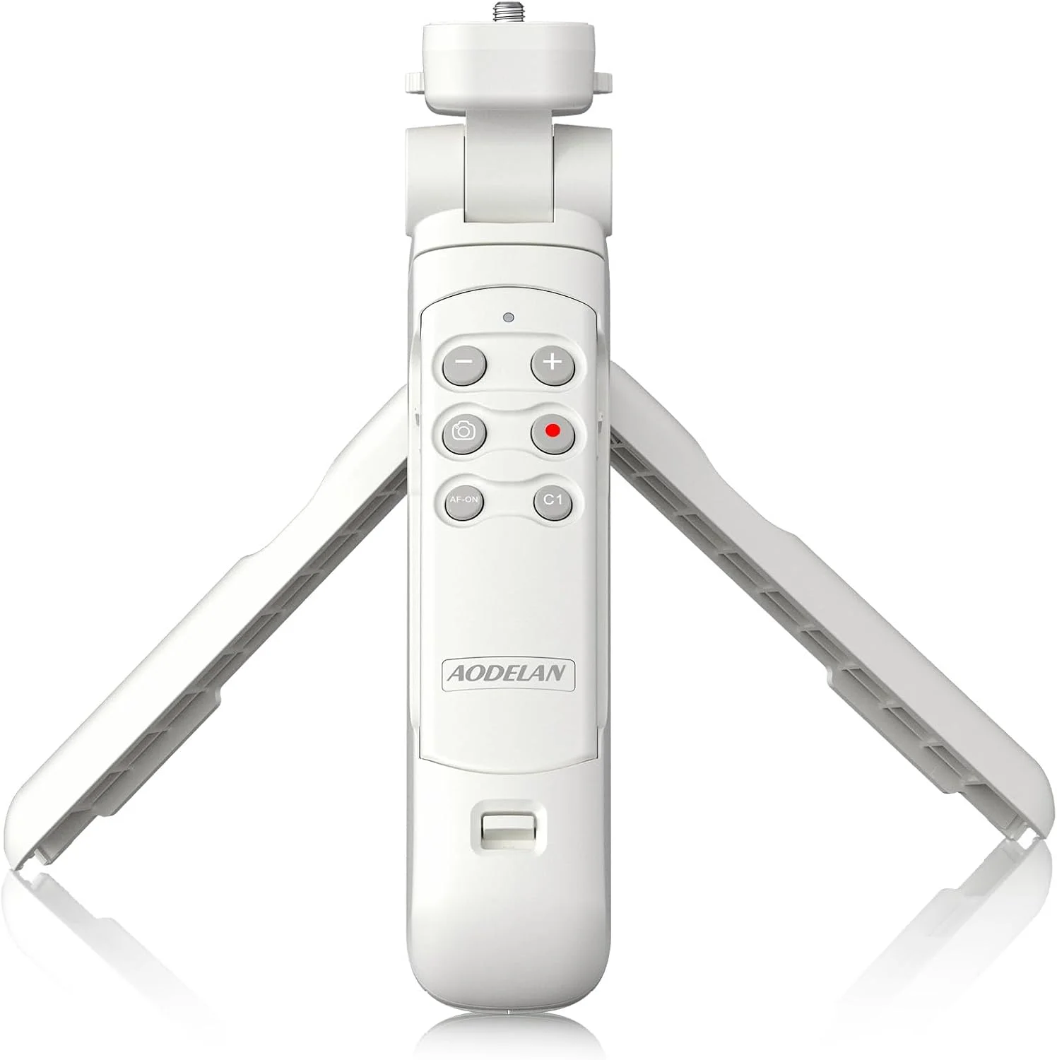سه پایه فیلمبرداری بی سیم AODELAN با کنترل از راه دور برای وبلاگ نویسی، برای Sony ZV-E10,ZV-1,ZV-1 II, ZV-1F, a6100, a6400, a6600, a7 III, a7R III, a7R IV, a9, a9 II، جایگزین Sony GP-VPT2BT (سفید)