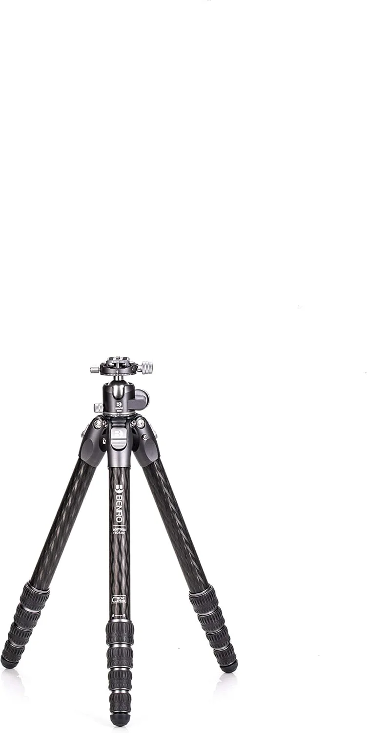 سه پایه فیبر کربنی بدون ستون بنرو سری Tortoise با هد توپی GX35