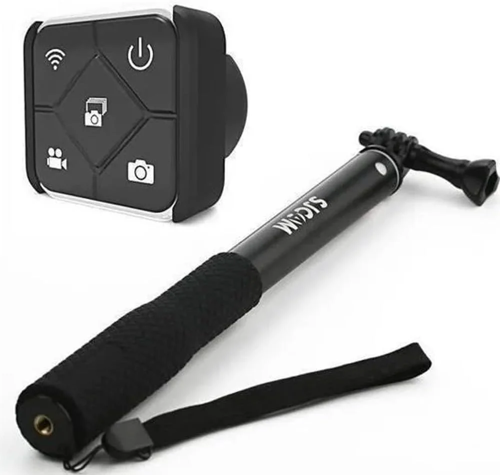 ریموت کنترل هوشمند RF و مونوپاد SJCAM مناسب برای SJCAM SJM20 SJ6 Legend SJ7 Star - نقره ای