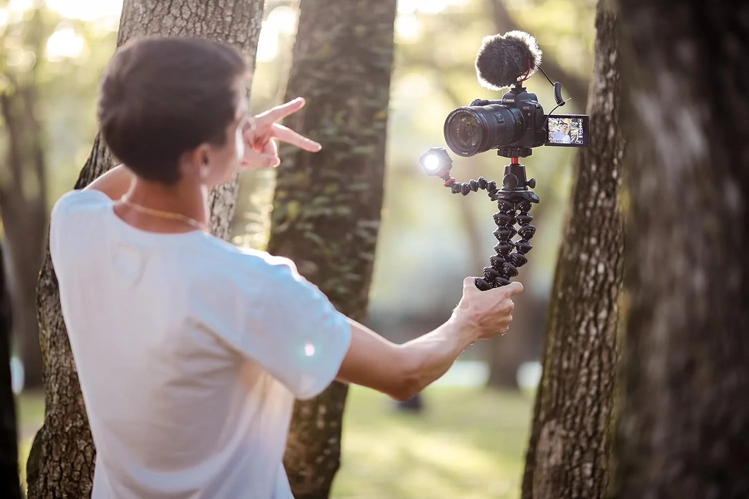 کیت JOBY GorillaPod 5K، سه پایه حرفه ای انعطاف پذیر با سر توپی، ساخت ایتالیا، برای دوربین های DSLR و CSC/بدون آینه تا وزن 5 کیلوگرم، JB91508-BWW