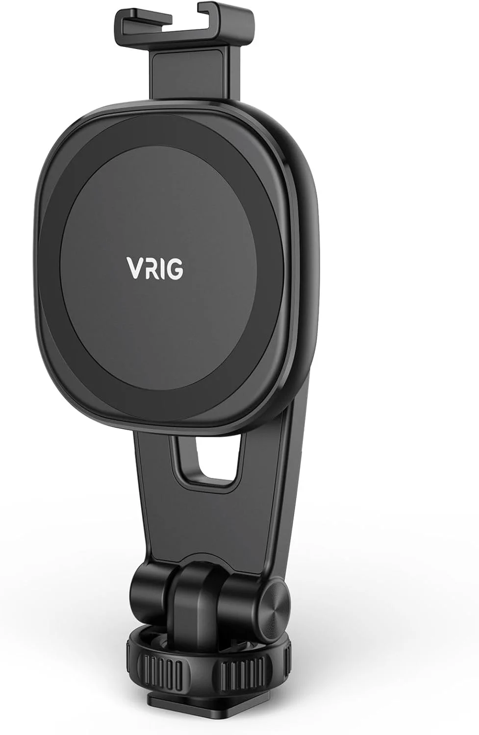 نگهدارنده مغناطیسی گوشی موبایل VRIG MG-03، هولدر گوشی با اتصال کفشک سرد سازگار با آیفون، چرخش 360 درجه مناسب برای سه پایه و دوربین