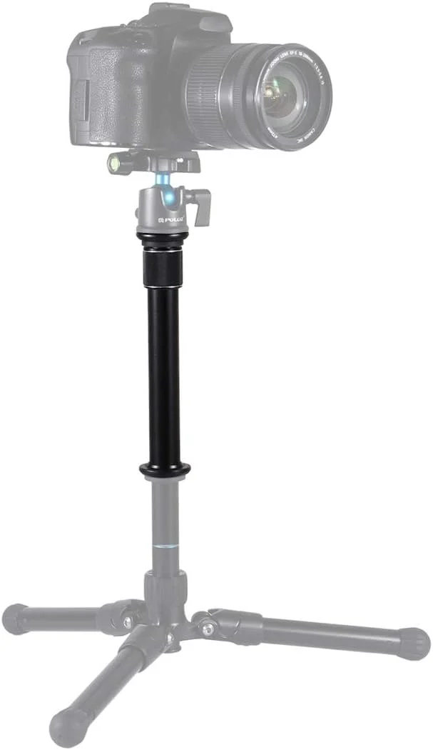 پایه سه پایه فلزی دستی قابل تنظیم PULUZ میله افزایش طول تک پایه برای دوربین های DSLR و SLR