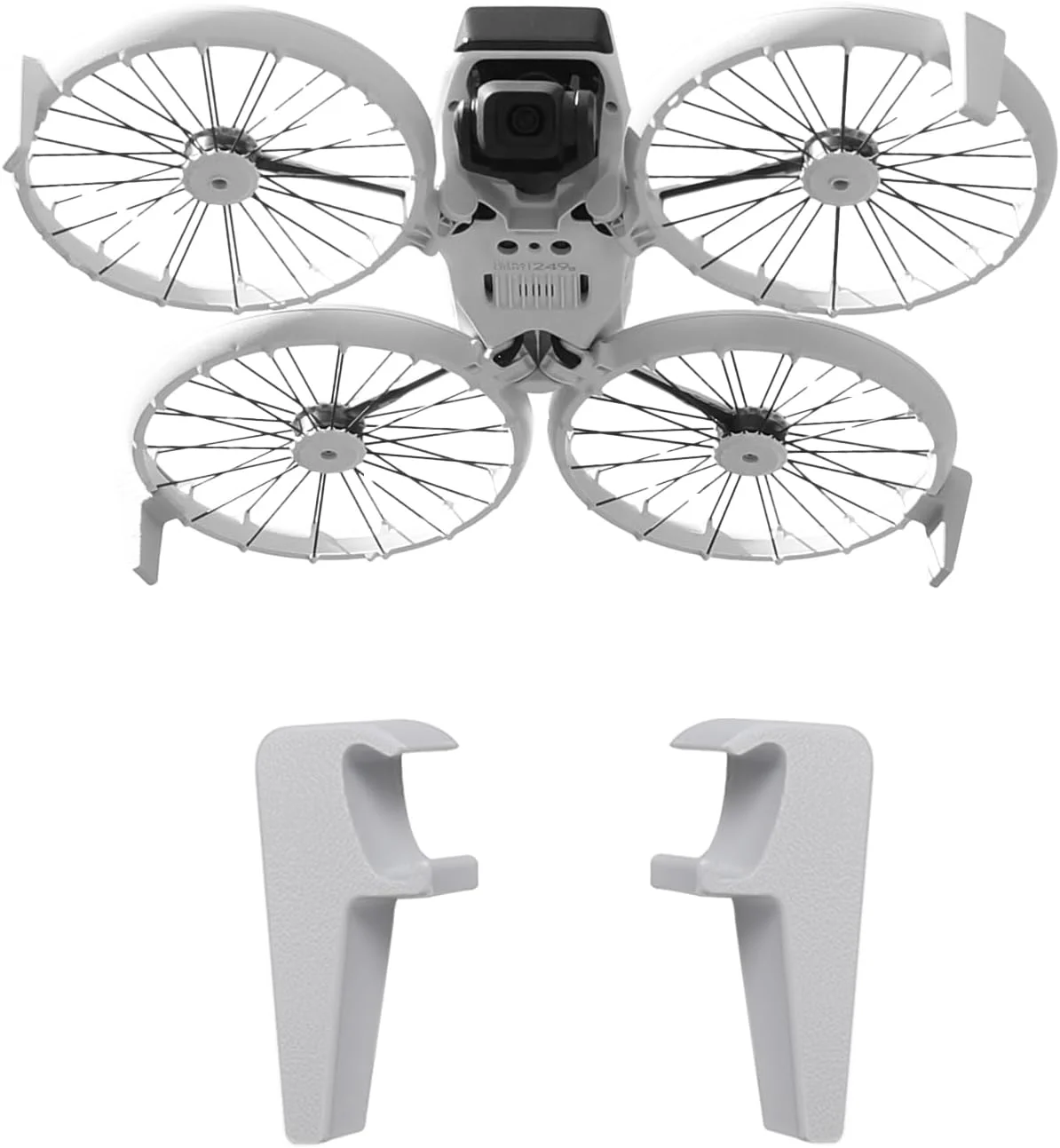 دو عدد پایه فرود برای DJI Flip - پایه فرود برای لوازم جانبی DJI Flip، افزایش ارتفاع، محافظت از گیمبال، پایه نگهدارنده برای پهپادهای DJI