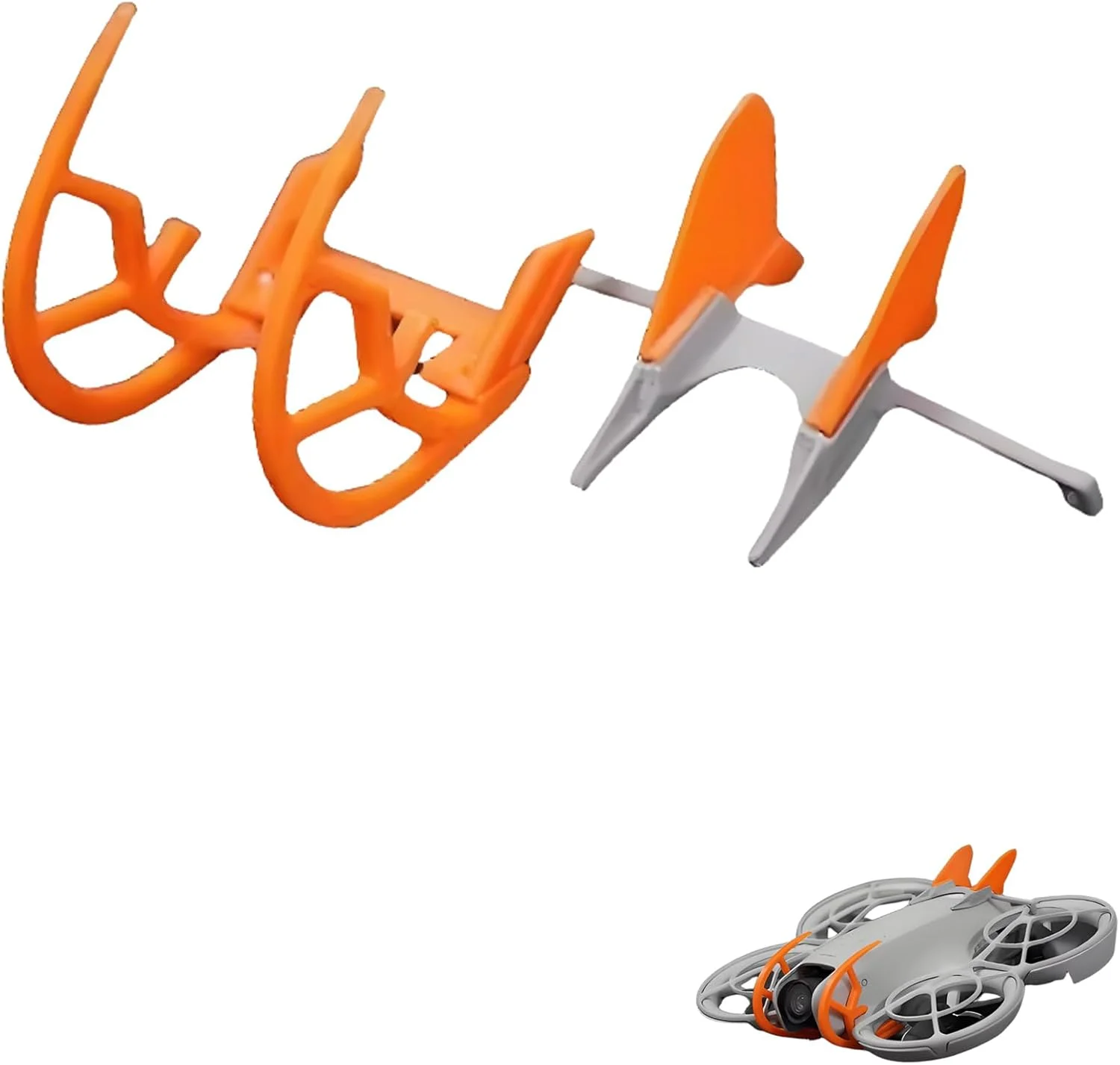 محافظ سپر گیمبال و محافظ دم LOKYOYO برای لوازم جانبی DJI Neo، محافظت نهایی برای دوربین پهپاد DJI Neo با محافظ سپر گیمبال از جنس ABS (نارنجی)