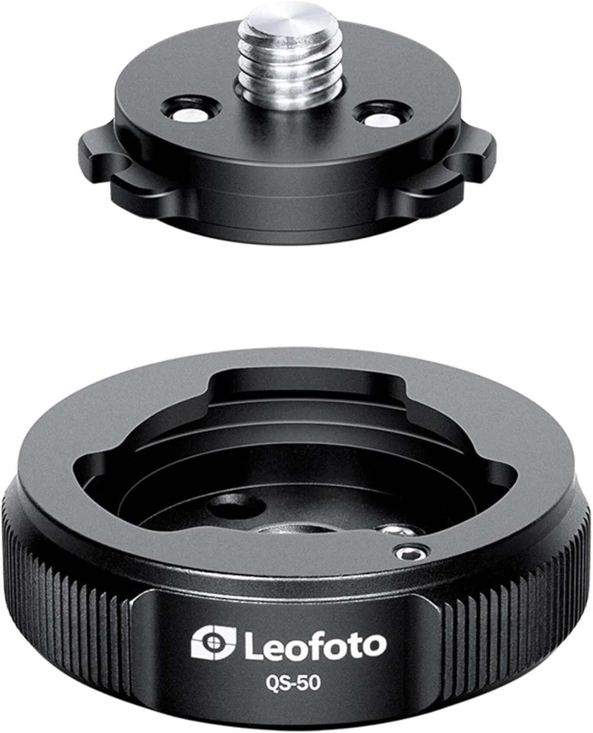 ست اتصال سریع 50 میلیمتری Leofoto QS-50، ست اتصال سریع هد توپی سهپایه، پیچ/سوراخ نصب: 3/8 اینچ ست اتصال سریع 50 میلیمتری Leofoto QS-50، ست اتصال سریع هد توپی سهپایه، پیچ/سوراخ نصب: 3/8 اینچ