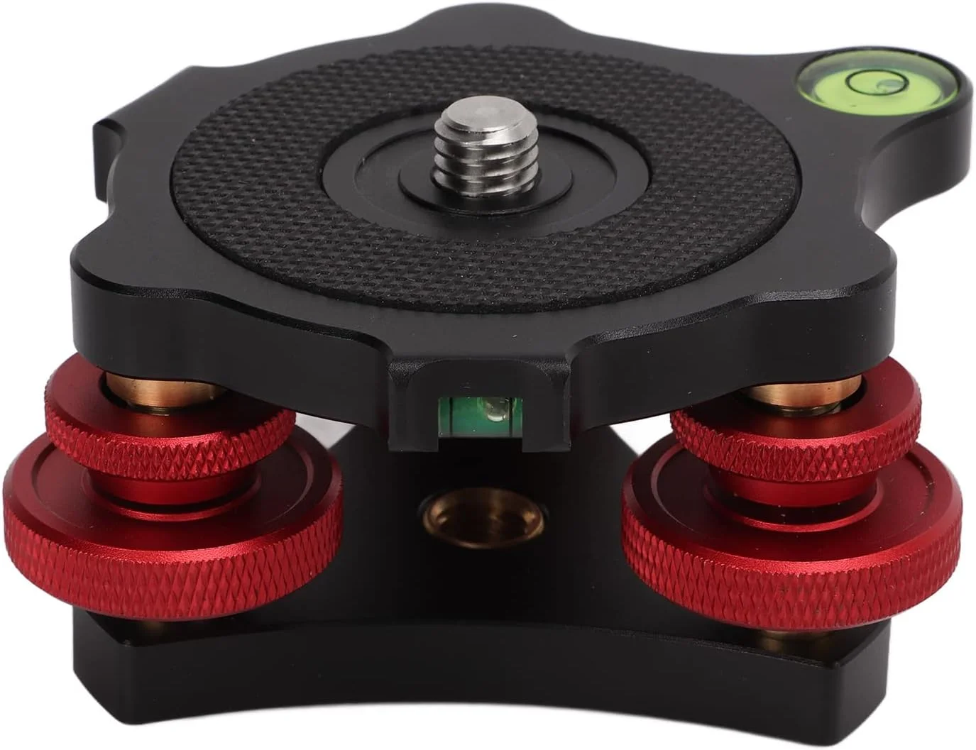 تراز پایه سه پایه دوربین با سر سه چرخ برای عکاسی ماکرو آلومینیومی برای دوربین DSLR سر پانوراما چرخان LP-64، پایه تراز