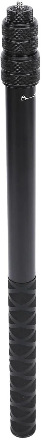 میله سلفی آلومینیومی Jiawu برای دوربین های اکشن insta360 X5 X4 X3 X2 ONE RS GO Ultra 3s، میله توسعه سبک وزن برای فیلمبرداری طولانی تر