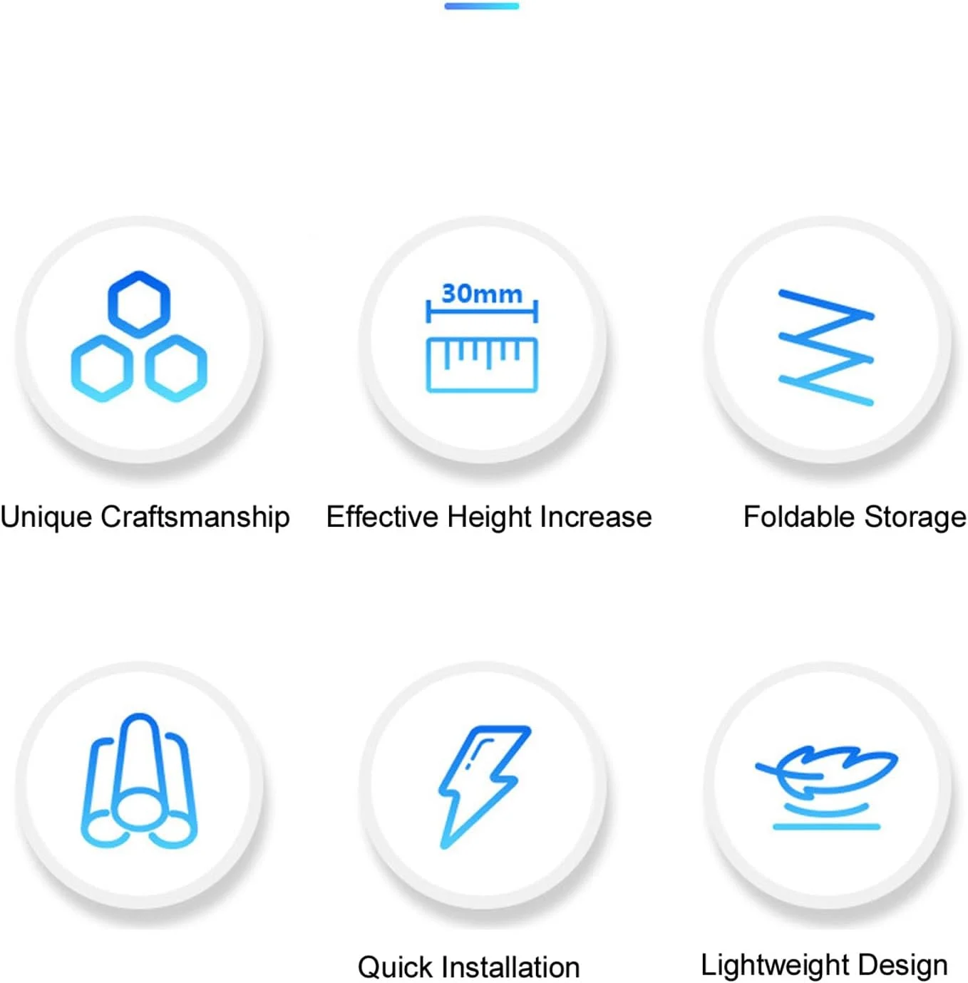پایه فرود سبک، جعبه ذخیره سازی تاشو 30 میلی متری افزایش دهنده ارتفاع پایه فرود برای لوازم جانبی پهپاد 4 Pro
