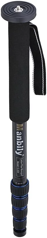 تک پایه دوربین عکاسی DSLR فیبر کربنی سبک وزن 5 قسمتی، سیستم قفل سریع به همراه کیف حمل برای عکاسان المپوس