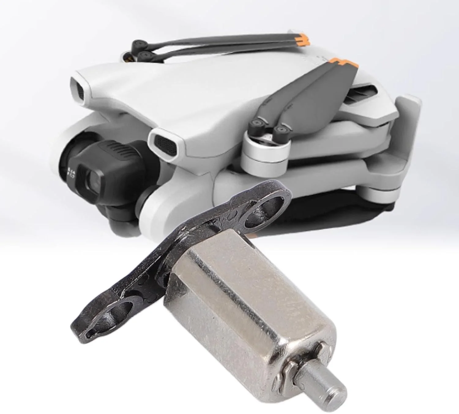 قطعات محور بازوی فلزی تعمیر Jiawu برای پهپاد Air 3S، نصب ساده با مواد با کیفیت طراحی شده برای تعویض محورهای بازوی جلویی چپ، ایده آل برای صاحبان پهپاد