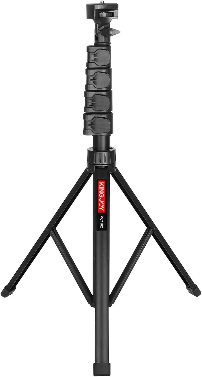 پایه رومیزی سه پایه MC1192 با ظرفیت بار 8 کیلوگرم، 5 سطح ارتفاع قابل تنظیم با پیچ رزوه ای 1/4 اینچی، سر توپی چند منظوره، گیره تلفن، کنترل از راه دور برای پخش زنده ولاگ پایه رومیزی سه پایه MC1192 با ظرفیت بار 8 کیلوگرم، 5 سطح ارتفاع قابل تنظیم با پیچ رزوه ای 1/4 اینچی، سر توپی چند منظوره، گیره تلفن، کنترل از راه دور برای پخش زنده ولاگ