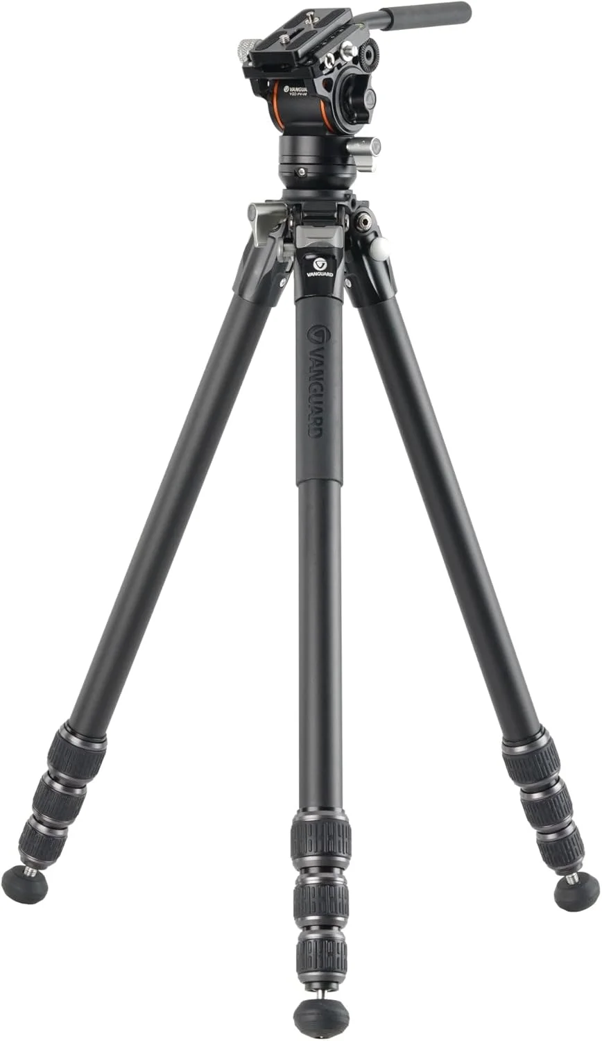 سه پایه فیلمبرداری آلومینیومی Vanguard Alta Pro 3VL 264AV14 با هد توپی و تراز کننده Veo PV-14