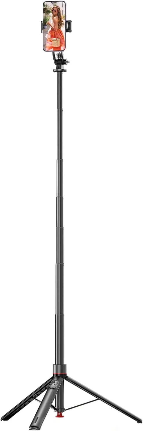 Jiawu Portable 69.3 Selfie -Selfie with a Distant Channel Opening Tripod for 360 ° Cell Phone Rotation for Photography -Scusities