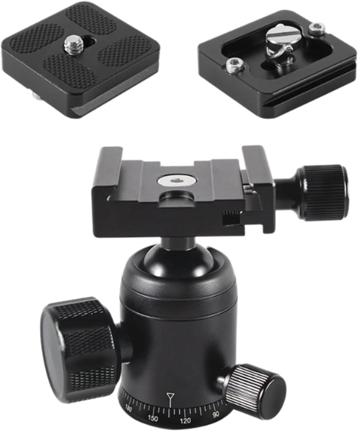 سه پایه آلومینیومی DSLR با سر توپی 360 درجه برای فیلمبرداری پویا و دوربین های سنگین تا 5 کیلوگرم