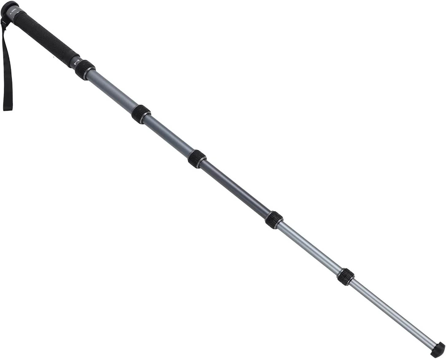 تک پایه دوربین قابل افزایش طول، 6 بخش پایه، تک پایه عکاسی آلیاژ آلومینیوم با حداکثر قطر لوله 32 میلی متر ظرفیت بار 15 کیلوگرم برای سه پایه و تثبیت کننده های تلفن