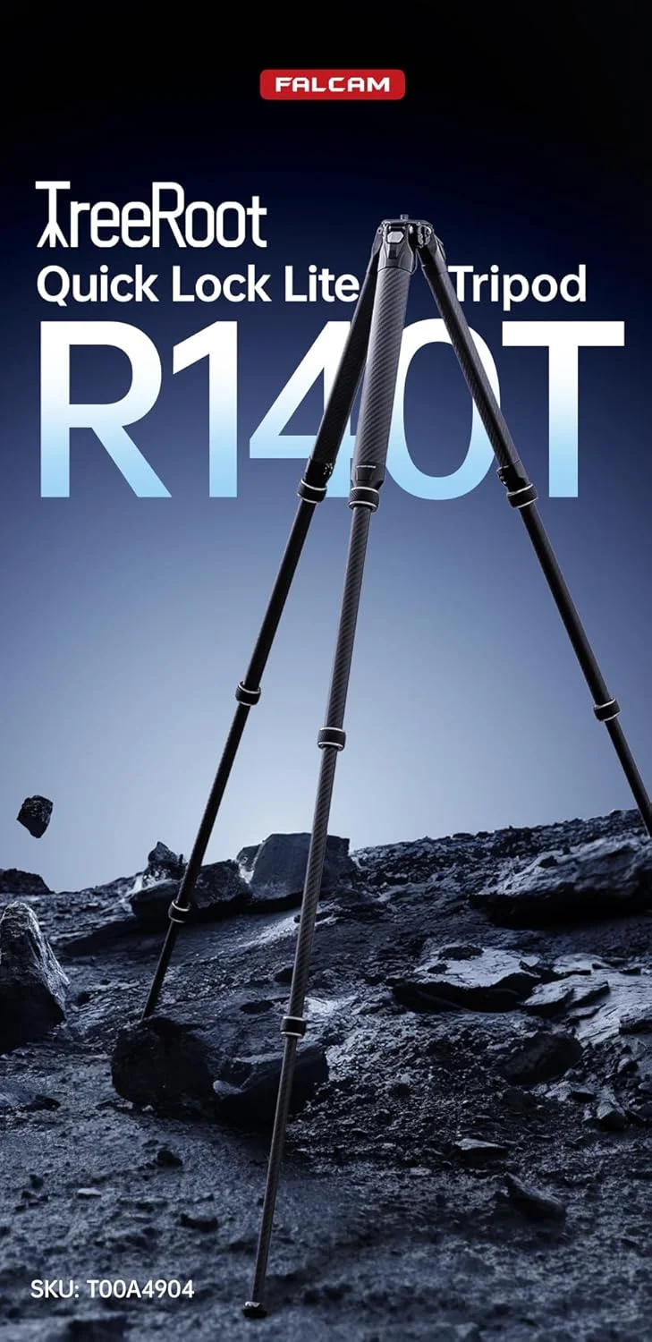 سه پایه مسافرتی فیبر کربنی قفل سریع FALCAM TreeRoot برای دوربین (فقط سه پایه) R140T-T00A4904