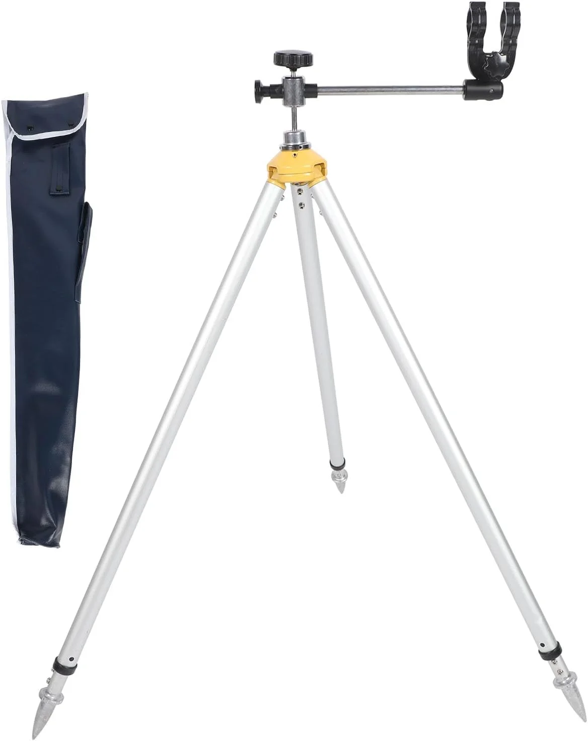 سه پایه منشور Gearwell، سه پایه میله نقشه برداری، پایه آلیاژ آلومینیوم قابل تنظیم، محدوده ارتفاع 80 تا 124 سانتی متر، براکت سه پایه نقشه برداری