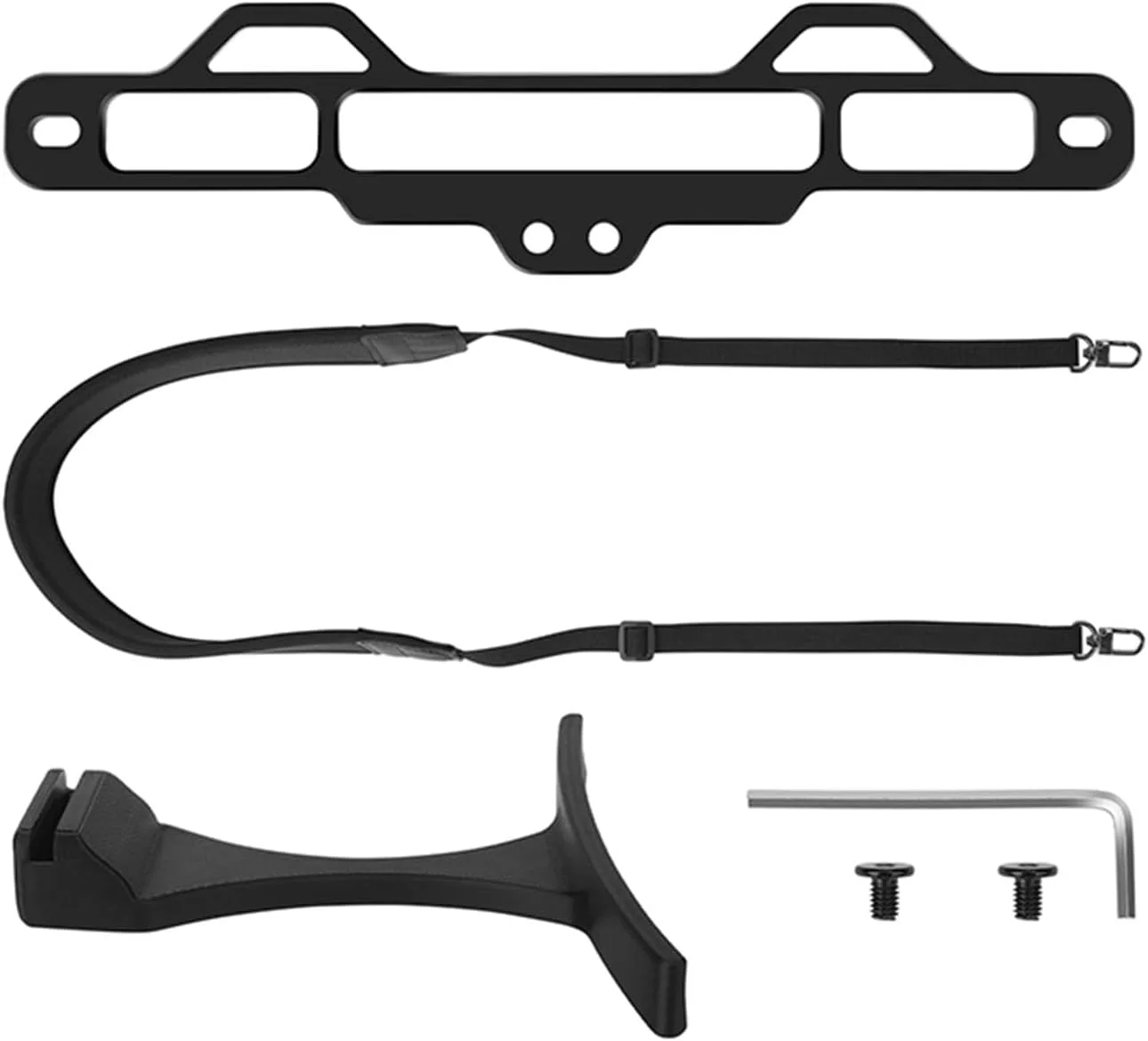 بند گردنی و شانه ای سازگار با DJI RC Pro 2، میله عرضی ارگونومیک با پشتیبانی کمری و بند گردنی راحت و قابل تنظیم برای کنترلر از راه دور Mavic 4 Pro، تصویربرداری بدون دست