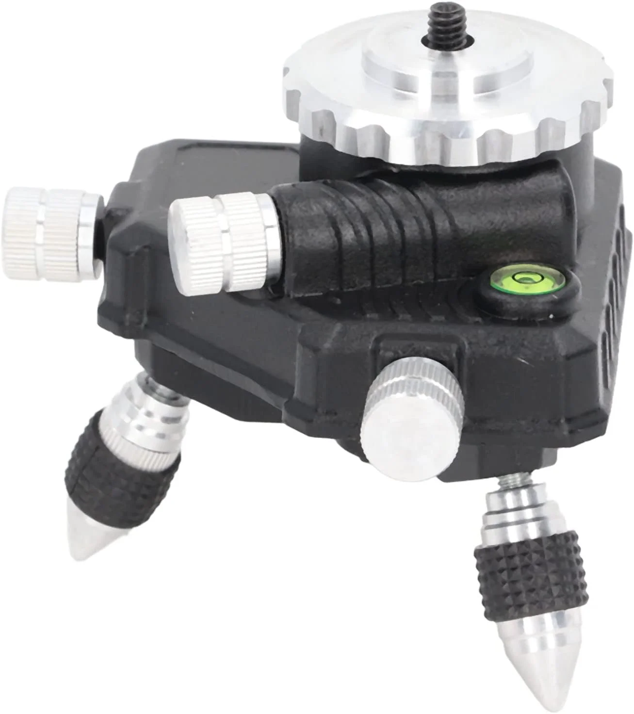 پایه تراز دقیق Marhynchus، تنظیم 360 درجه با پیچ های میکرو برای سه پایه، تنظیم افقی XY، پایه های قابل تنظیم شیب دار، ظرفیت باربری 20 کیلوگرم