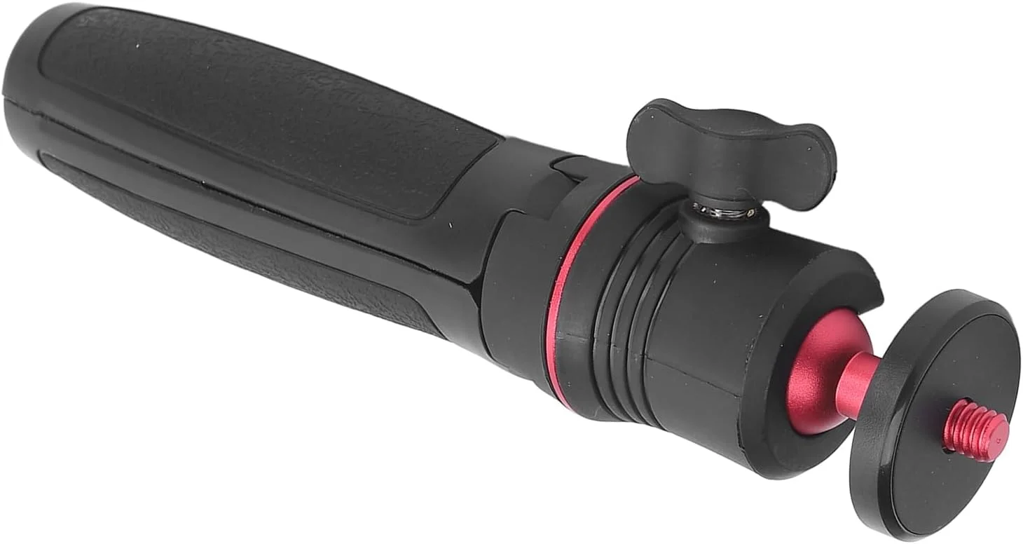 سه پایه رومیزی قابل افزایش طول، ساخته شده از ABS و سیلیکون با کیفیت، سبک و قابل حمل به عنوان پایه سلفی استیک با پیچ 1/4 اینچی برای تثبیت کننده دوربین دیجیتال