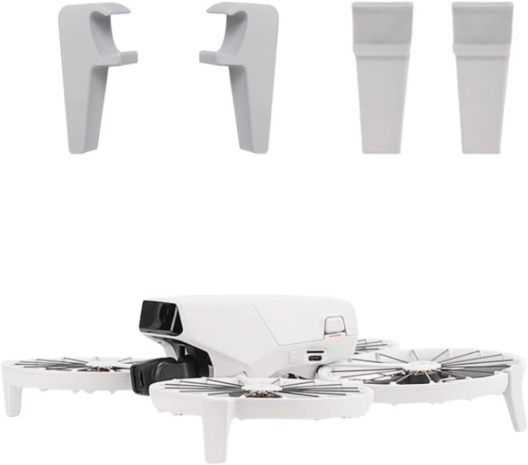 پایه فرود عقب سبک وزن برای کوادکوپتر DJI Flip، تنها 3.9 گرم، افزایش دهنده ارتفاع، پوشش محافظ گیمبال، لوازم جانبی براکت، طراحی تاشو و بدون نیاز به جدا کردن، شامل 1 جفت