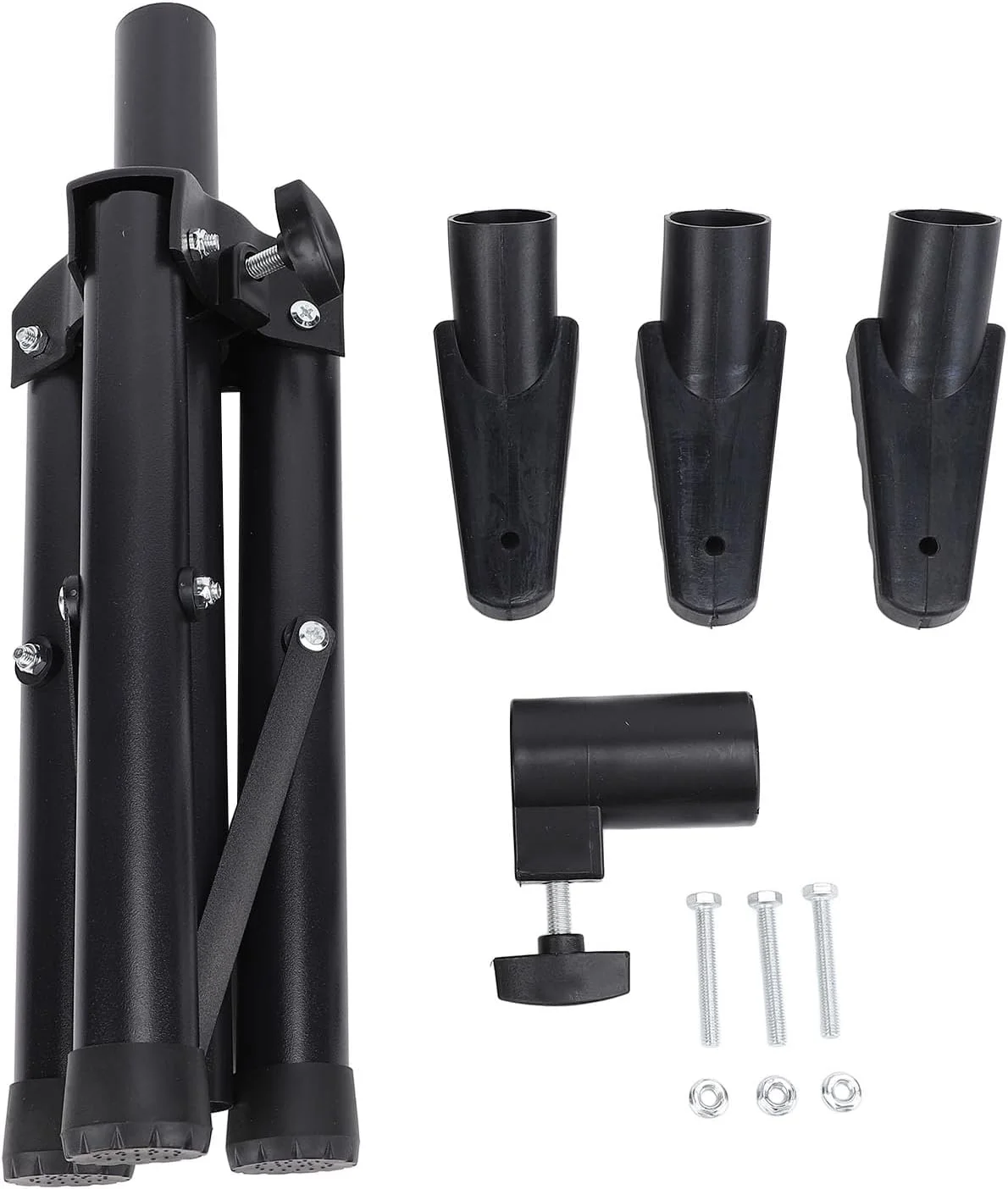 پایه سه پایه فلزی تاشو 63 سانتی متری قابل حمل و با ساختار پایدار برای نصب در فضای باز RV، قایق تفریحی و کمپر