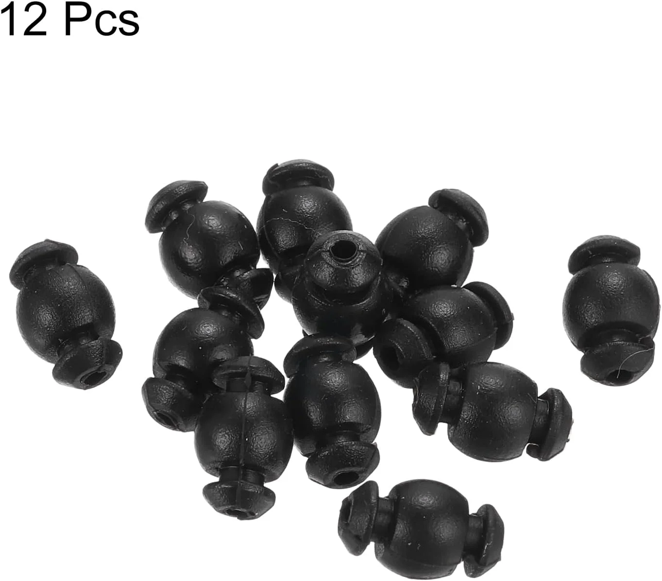 توپ های لاستیکی ضد لرزش و جذب شوک M3x10.5mm برای نصب دوربین گیمبال FPV کوادکوپتر RC، مشکی / بسته 12 عددی