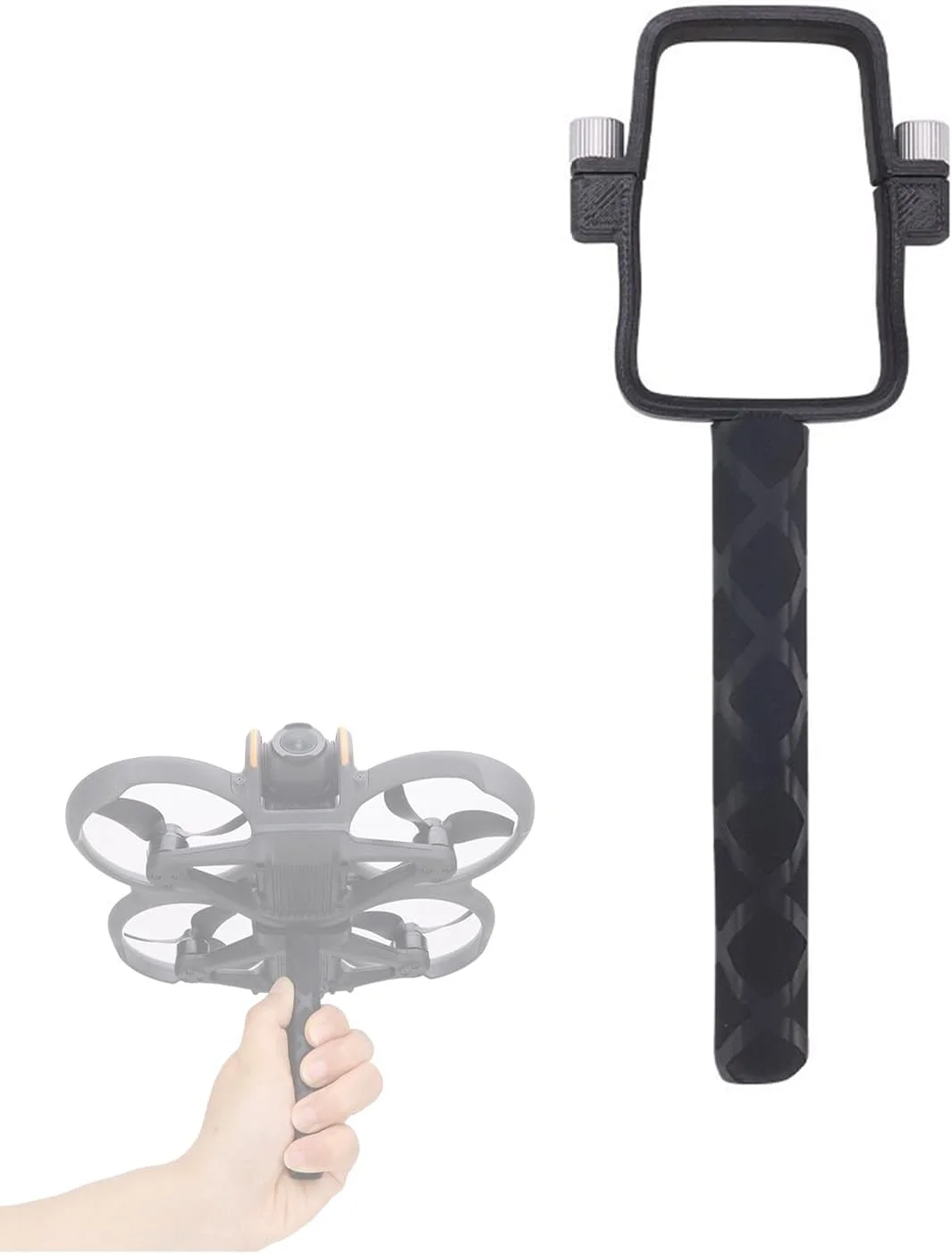 نگهدارنده دستی پهپاد سازگار با DJI Avata 2، دسته نگهدارنده تثبیت کننده دستی، پایه نگهدارنده برای بلند کردن پهپاد، براکت عکاسی لنز بلند