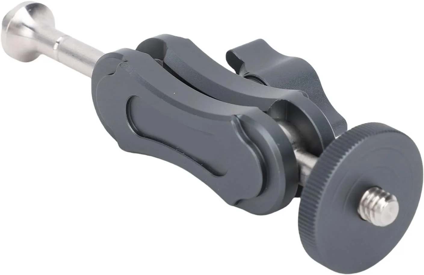 بازوی مفصلی قابل تنظیم Jiawu با سرهای توپی 360 درجه، بازوی مونتاژ آلیاژ آلومینیوم قابل حمل برای عکاسی حرفه ای