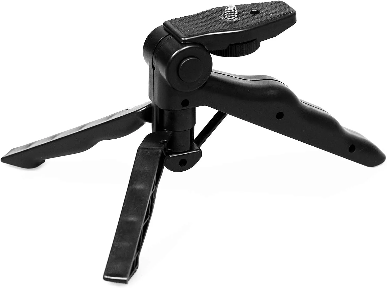 تثبیت کننده دستی سبک وزن کوچک 4 در 1 با دسته تفنگی، مناسب برای آیفون، دوربین های GoPro Hero، دوربین و اکشن کم و غیره