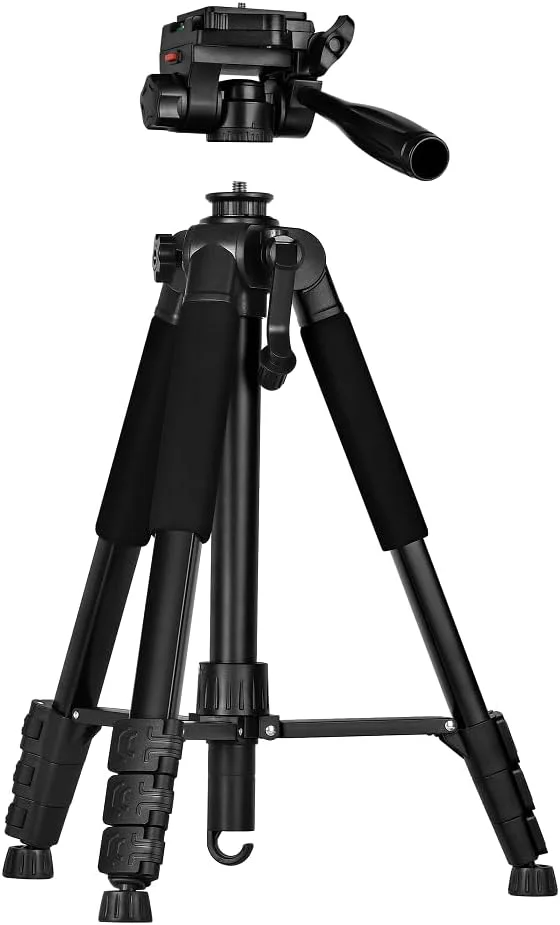 سه پایه دوربین فولادی لوله ای با تنظیم تلسکوپی 4 مرحله ای (حداکثر بار 3 کیلوگرم / اندازه تاشو 43.5 سانتی متر) - مناسب برای مسافرت، ولاگ و عکاسی حرفه ای - شامل کیف آکسفورد سه پایه دوربین فولادی لوله ای با تنظیم تلسکوپی 4 مرحله ای (حداکثر بار 3 کیلوگرم / اندازه تاشو 43.5 سانتی متر) - مناسب برای مسافرت، ولاگ و عکاسی حرفه ای - شامل کیف آکسفورد